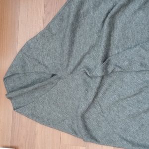 gray poncho
